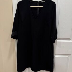 GAP Black Long Sleeve Dress